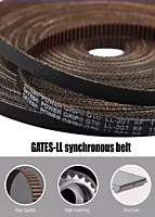 High Quality 3D Printer GATES-LL-2GT Gear Synchronous Belt GT2 Width 6MM 9MM Timing Belt
