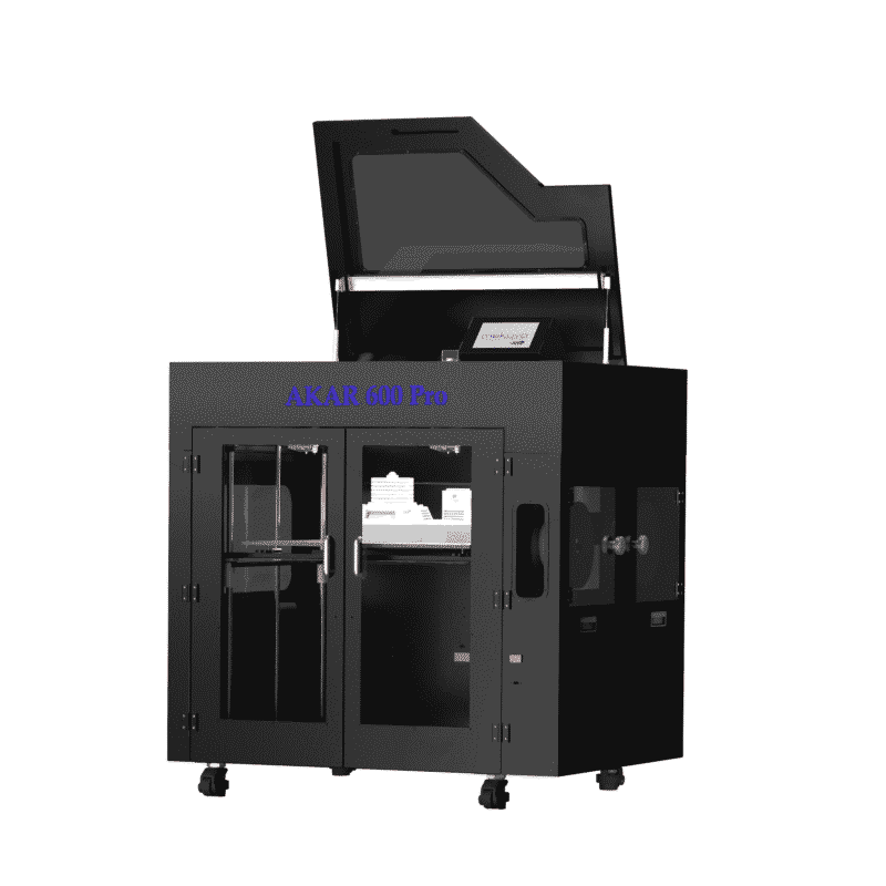 AKAR 600 Pro – Industrial Large-Format IDEX Dual Extruder 3D Printer | 600×600×620mm Build Volume