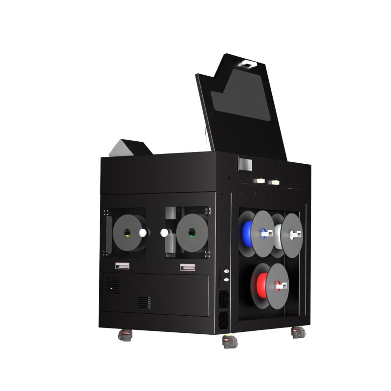 AKAR 600 Pro – Industrial Large-Format IDEX Dual Extruder 3D Printer | 600×600×620mm Build Volume - Image 3