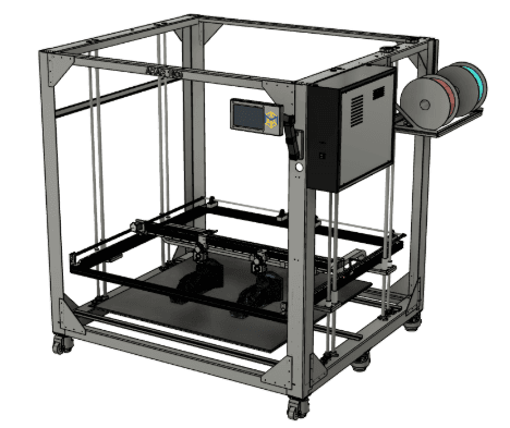AKAR 1000 smart interface display with touchscreen features for seamless 3D<img data-lazyloaded=