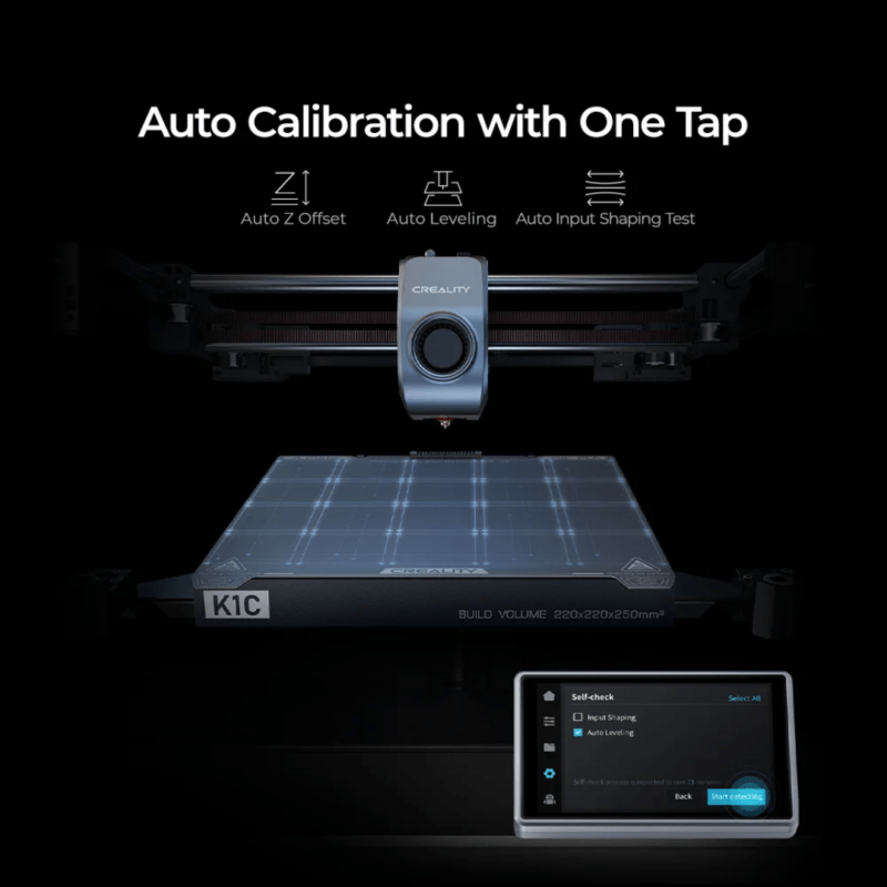 K1C Carbon Fibre 3D Printer | 600mm/s Max Printing